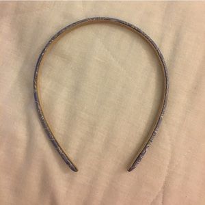 Blue skinny headband